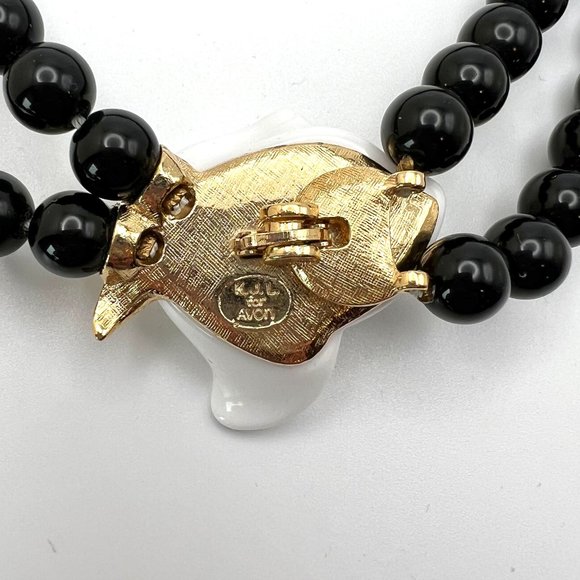 KJL for Avon Kenneth Jay Lane Midnight Rose Necklace - Picture 5 of 5